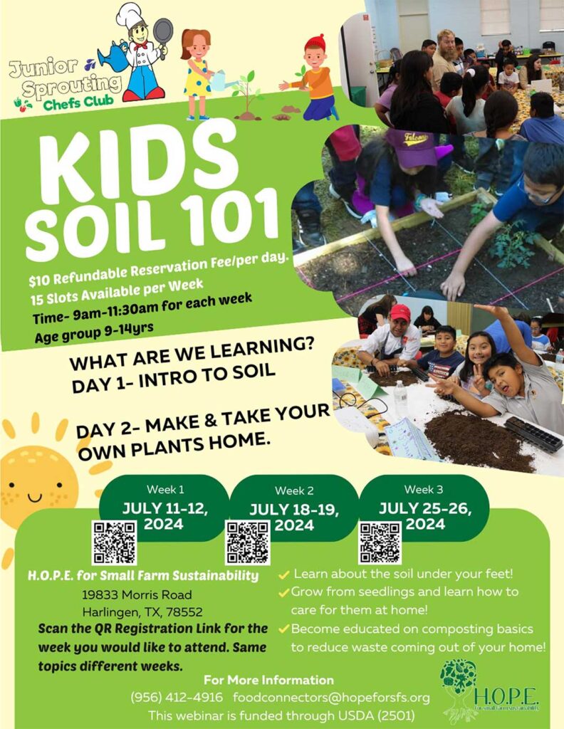 July 2024 Kids Soil 101 Camp