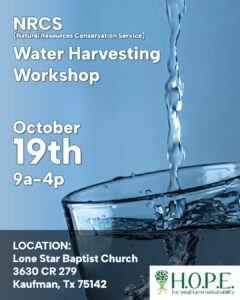 NCRS Water Conservation Workshop